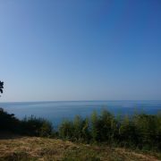 松岡神社から見渡す東シナ海