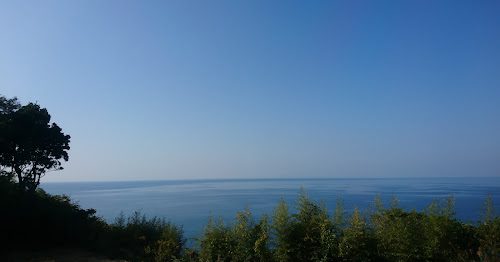 松岡神社から見渡す東シナ海