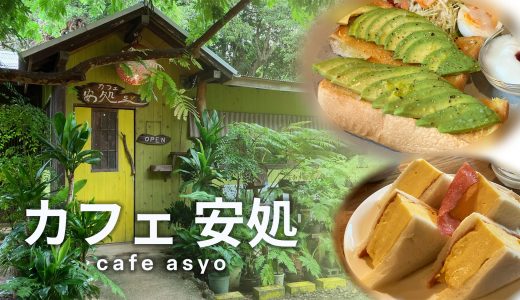 緑に囲まれた癒し空間・カフェ安処（あしょ）でモーニング