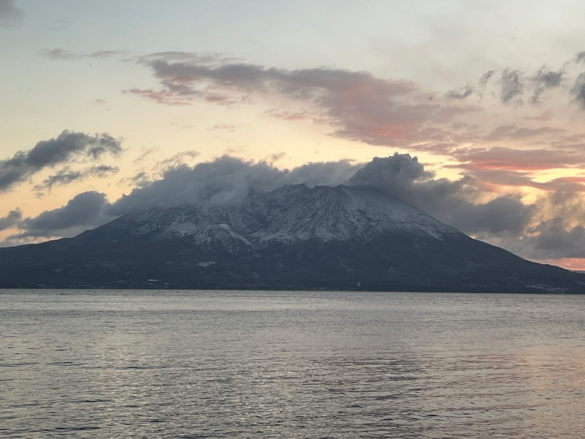 あの日の…桜島❄️」 | カゴシマガジン