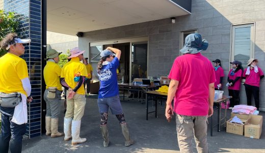 「霧島の未来を守る会災害復興支援チーム」を通じて災害ボランティアに参加しました