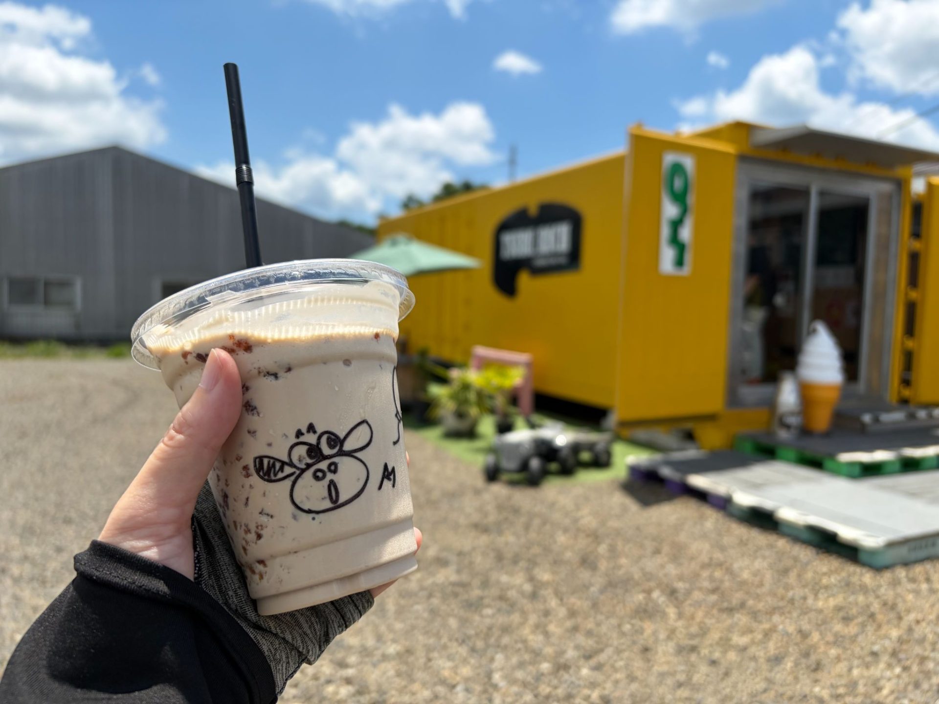 ビンテージ 木製酪農牛乳 ラクノ牛乳運搬箱 送料無料 image-8.jpeg